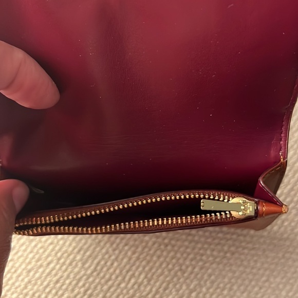 🌸NWT Coach Canvas Signature Floral Card Case Tan/Rust Beautiful! - Picture 7 of 7